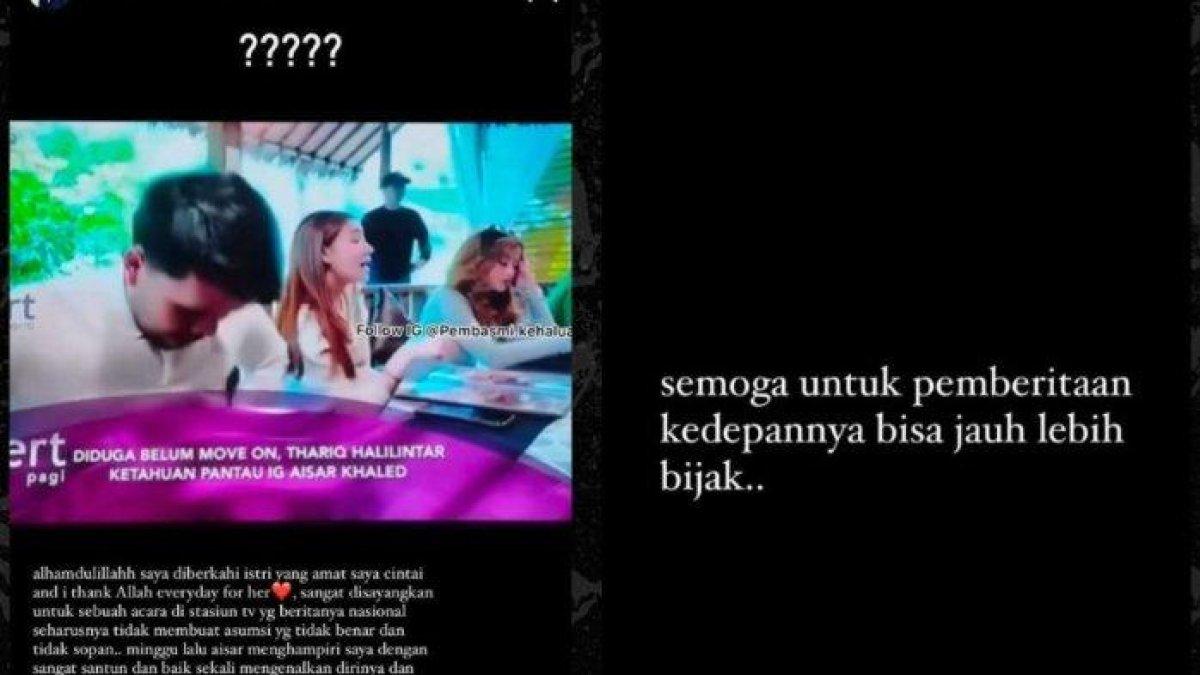 Unggahan Thariq Halilintar soal disebut belum move on dari Fuji.