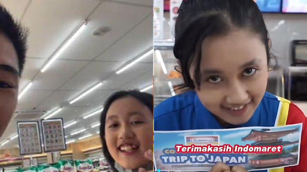 Vania kasir Indomaret syok dpaat hadiah bosnya trip gratis ke Jepang