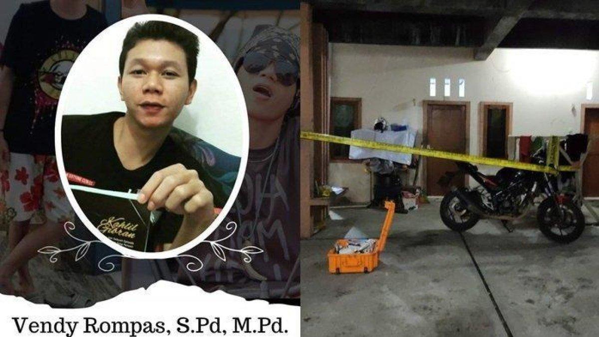 Vendy Rompas menjadi korban kasus penikaman