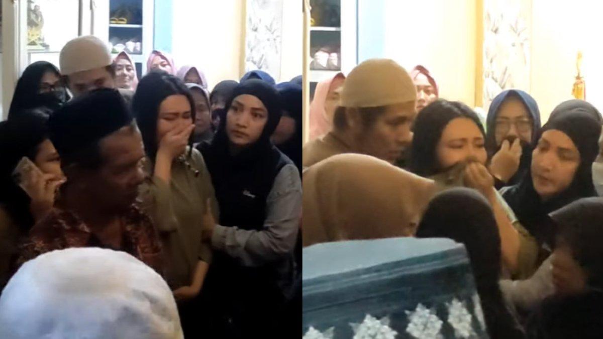 Via Vallen menangis ayahnya meninggal