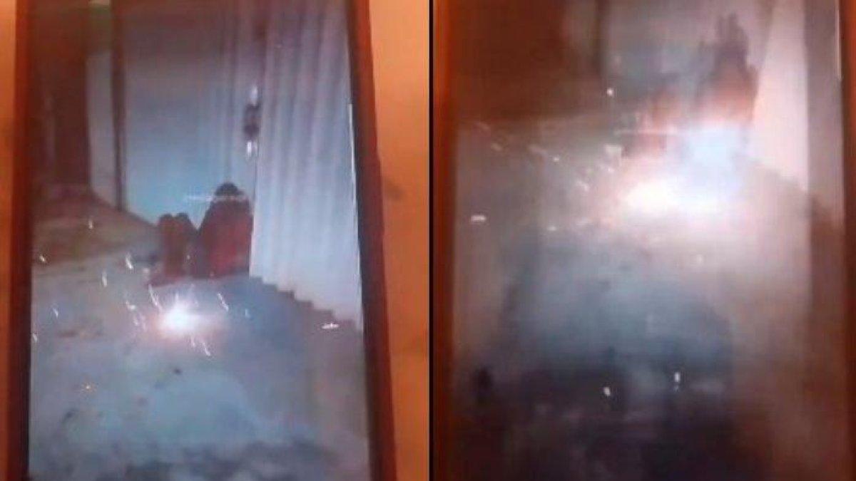 Viral sebuah video memperlihatkan perempuan melempar petasan ke arah orang dalam gangguan jiwa