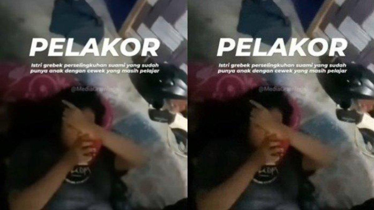 Video penggrebekan yang dilakukan istri sah pada suaminya