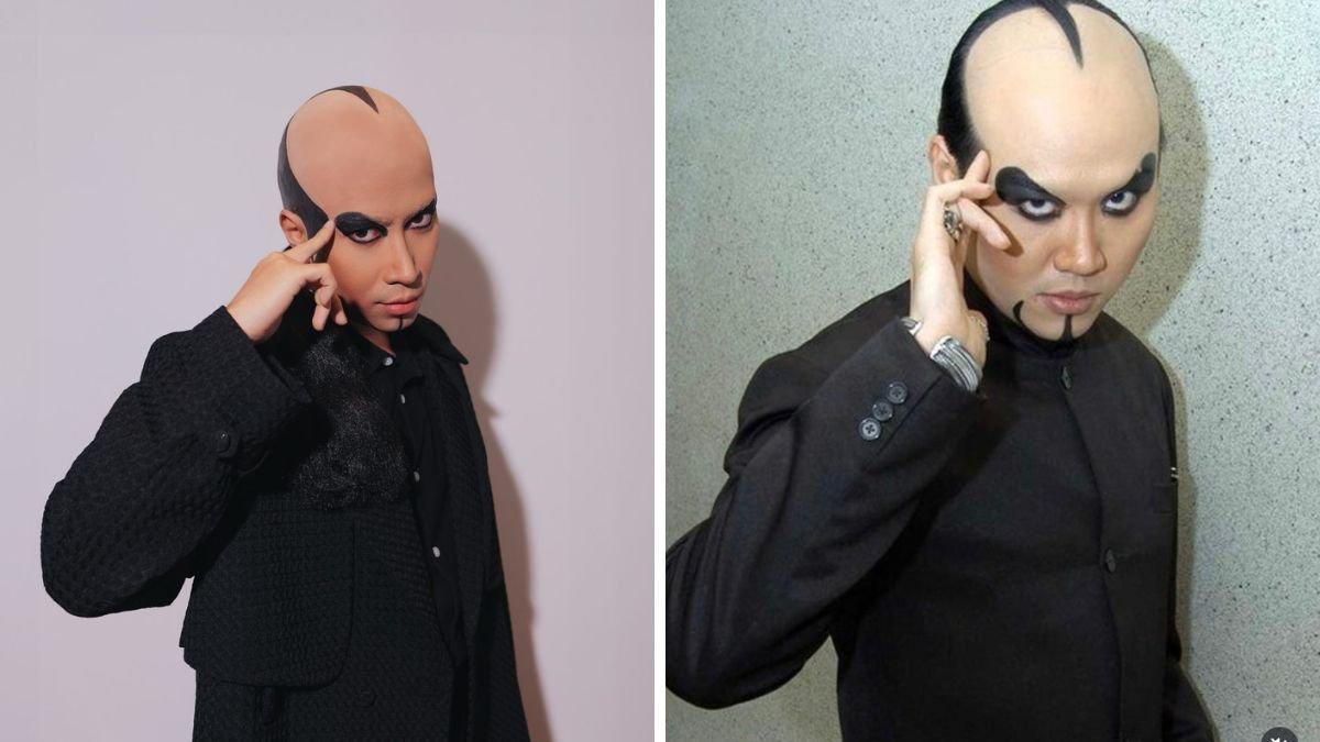 Vidi cosplay sebagai Deddy Corbuzier