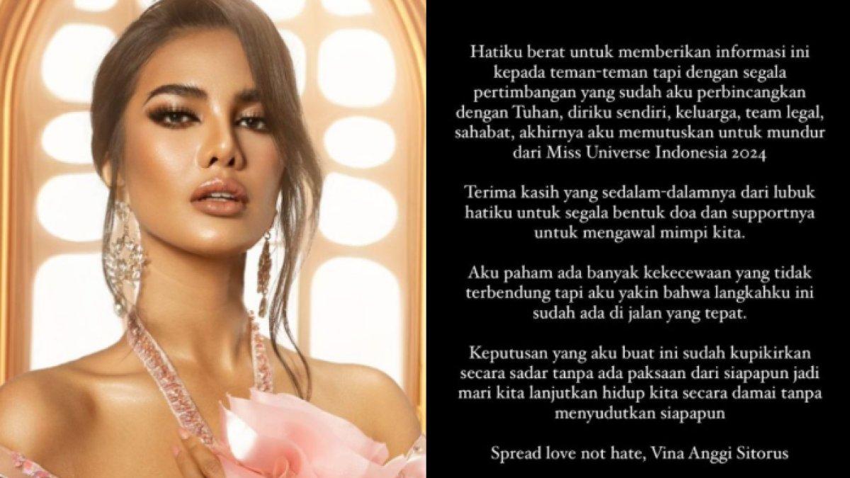 Vina Anggi Sitorus putuskan mundur dari Miss Universe 2024