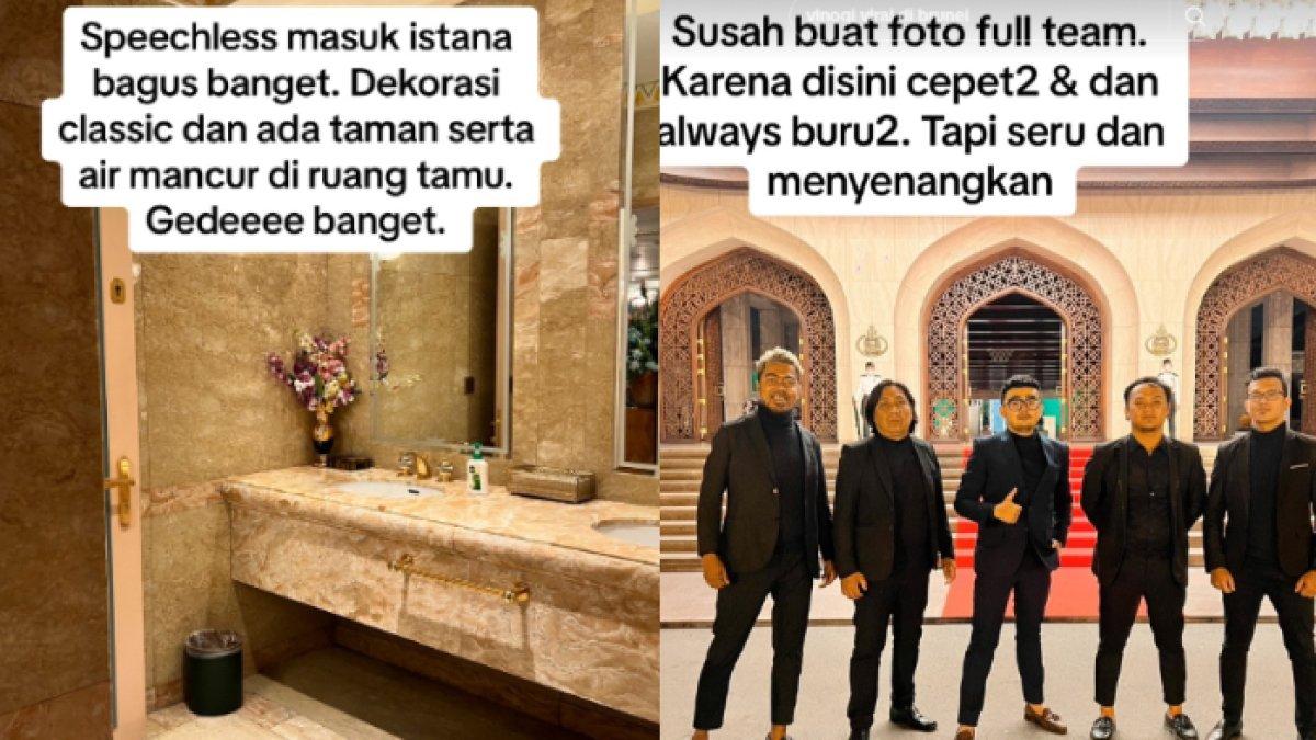 Vinoqi Entertainment takjub saat masuk Istana Negara Brunei Darussalam