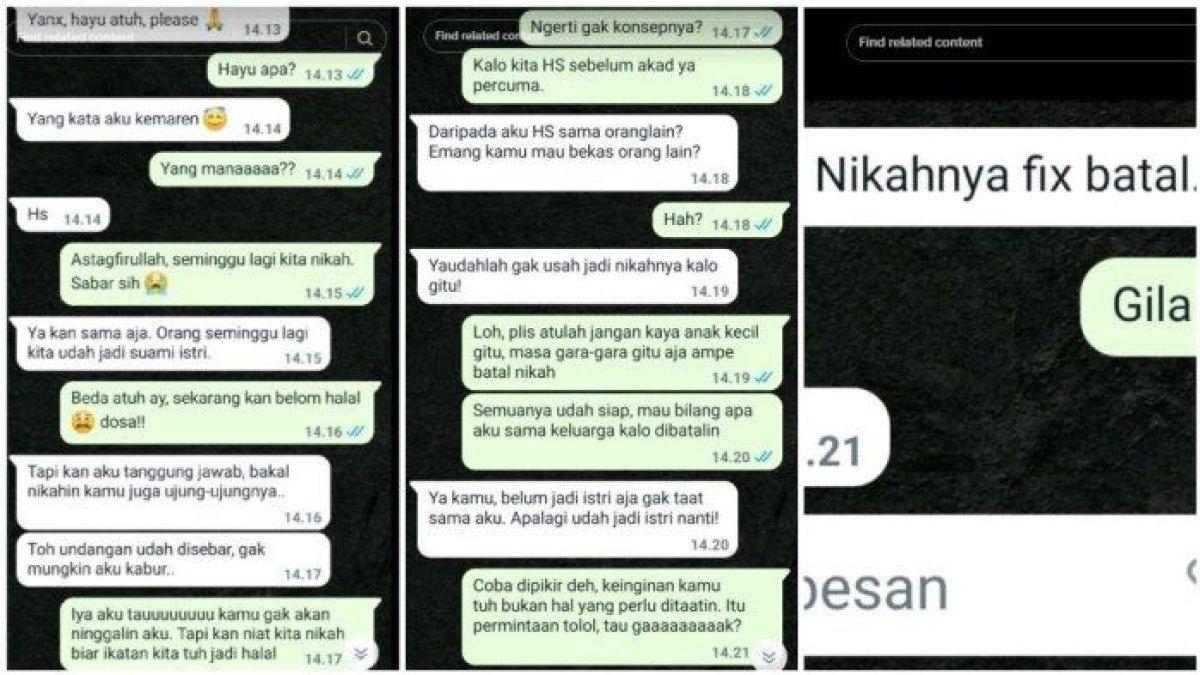 Viral Curhat Gadis H-7 Batal Nikah