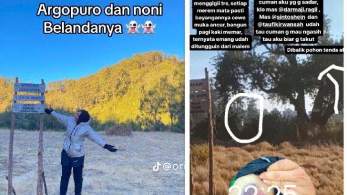 Viral Kisah Pendaki Wanita