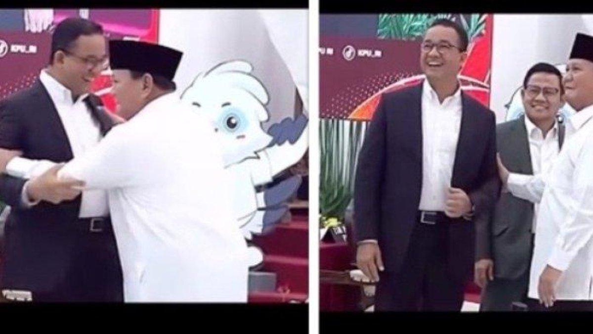 Viral Momen Prabowo Gemas Kepada Anies