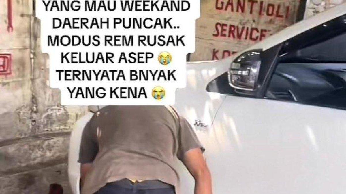 Viral Pengunjung Puncak Kena