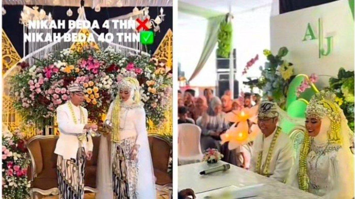 Viral Pernikahan Beda Usia 40 Tahun di Kuningan