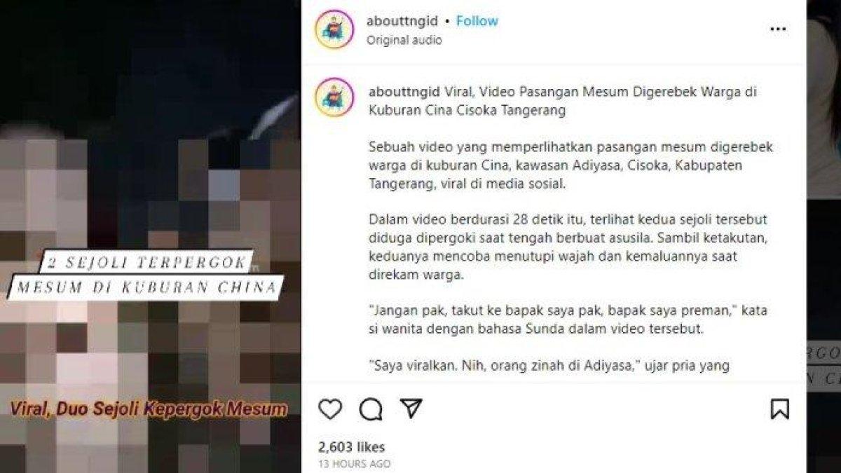 Viral Sepasang Sejoli