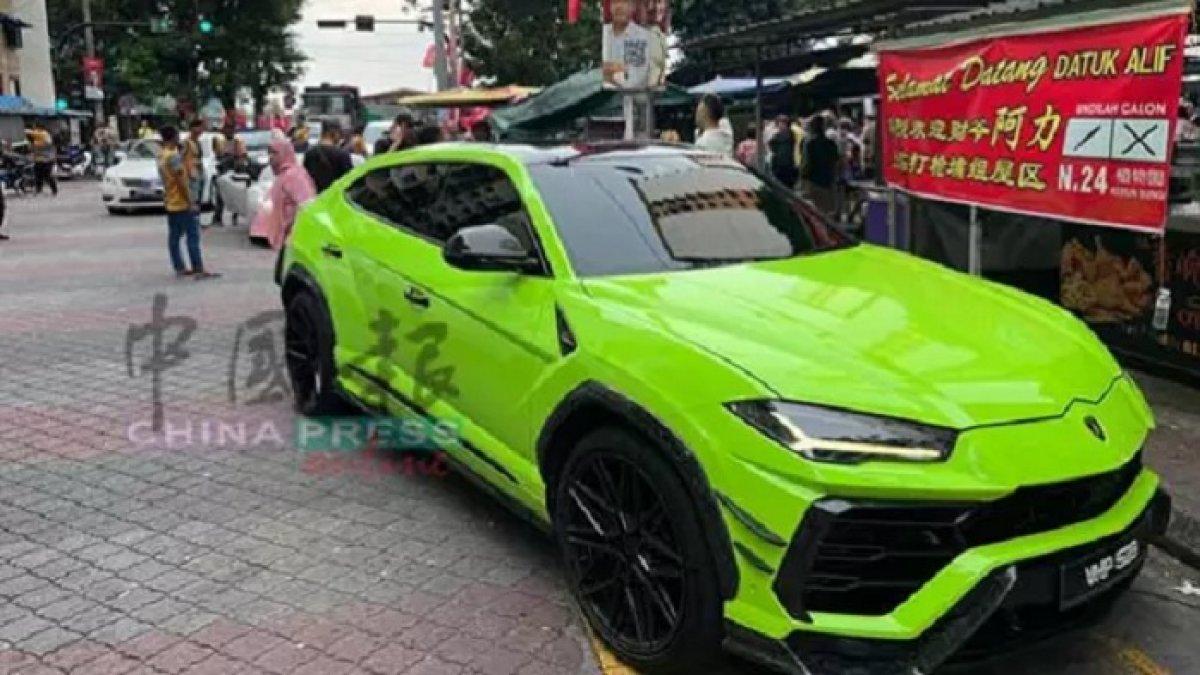 Viral caleg berkampanye pakai 4 mobil mewah termasuk Lamborghini.