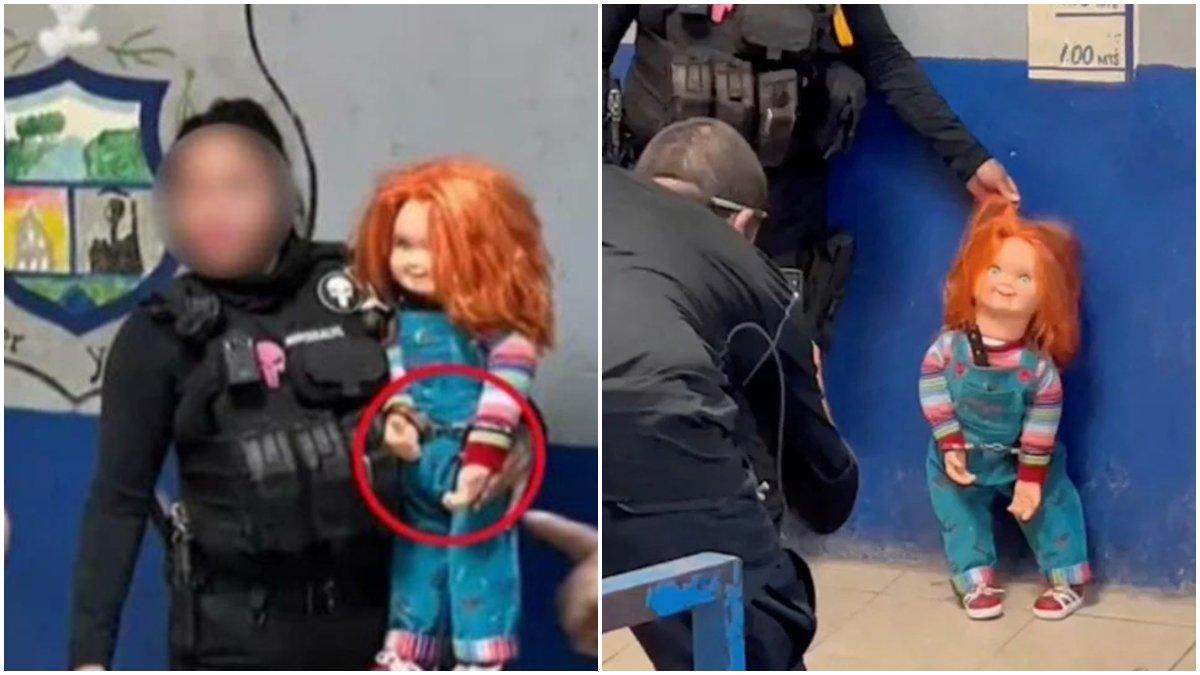 POLISI di Mexico Tangkap & Memborgol Boneka Chucky, Digunakan untuk Memeras Uang & Mengancam Warga