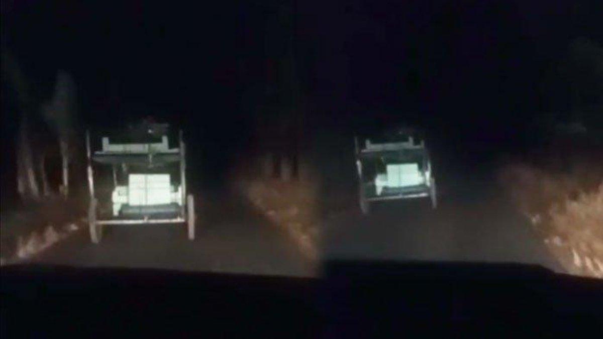 Viral gerobak berjalan sendiri tanpa pengemudi di Tuban