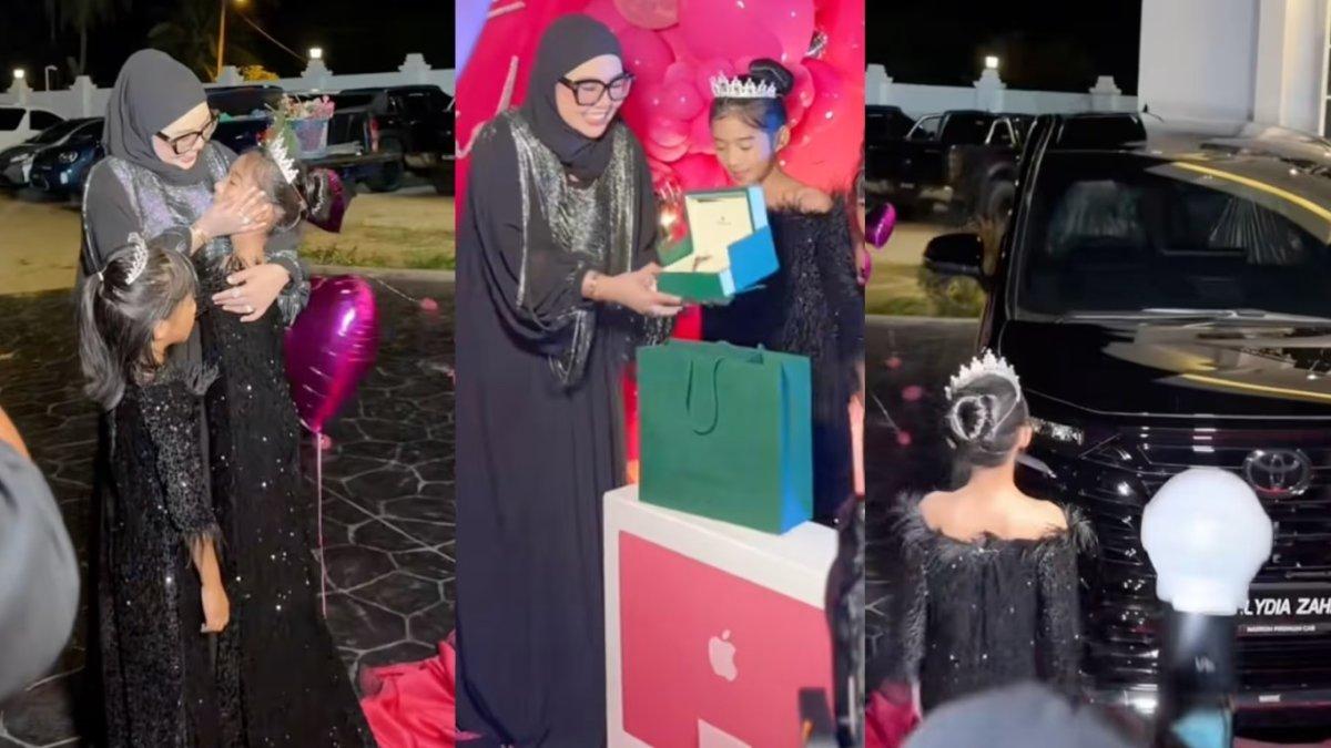 Viral pengusaha Malaysia beri hadiah bernilai fantastis untuk putrinya yang ultah ke-11.