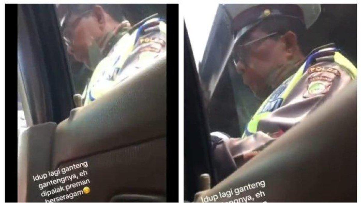 Viral polisi minta uang damai Rp 150 ribu