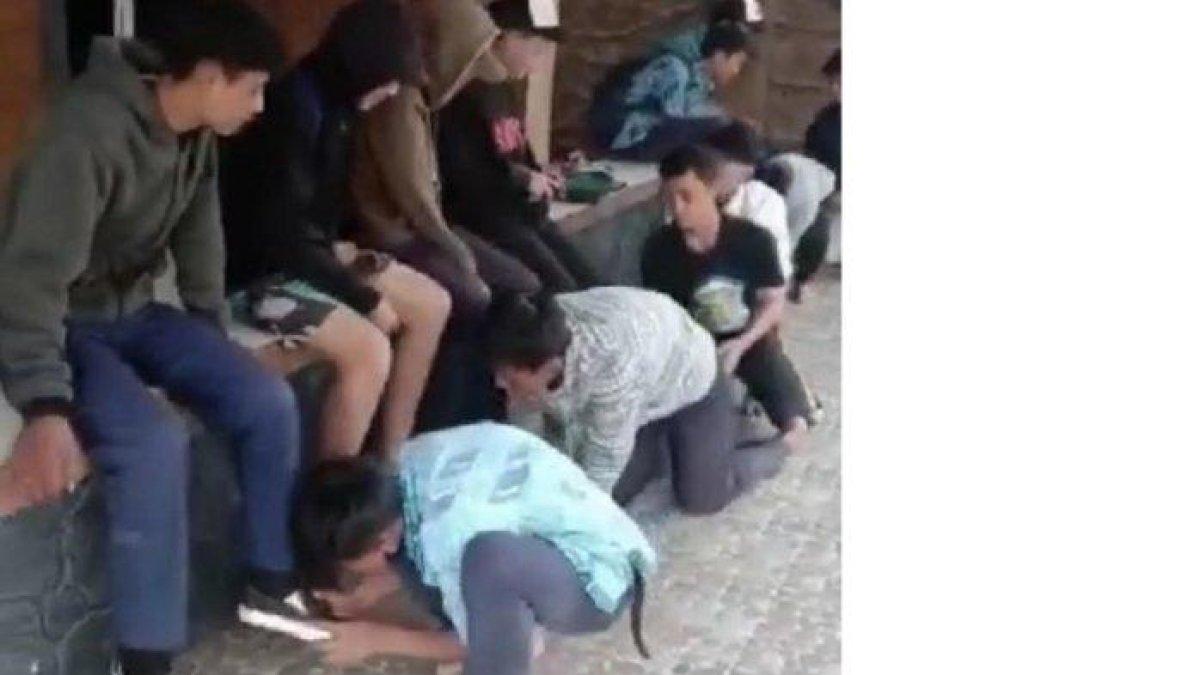 Viral rekaman video sejumlah pelajar SMP