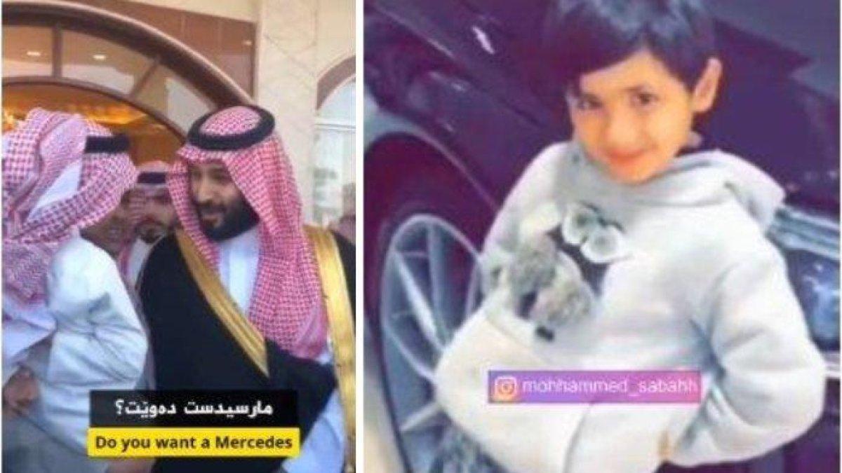 Viral sebuah video anak kecil meminta mobil Mercedes kepada Putra Mahkota Arab Saudi, Mohammed bin Salman (MBS).