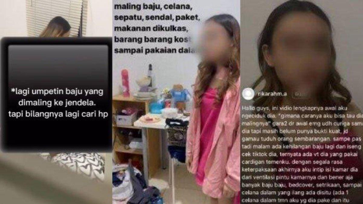 Viral sosok Afia mahasiswi cantik curi barang teman kos di Bandung, ternyata demi hidup hedon