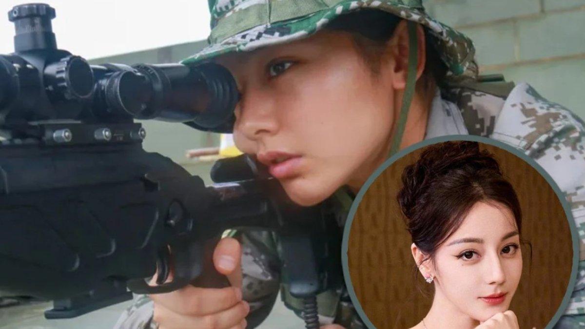 Viral sosok tentara wanita di China wajahnya disebut mirip Dilraba Dilmurat.