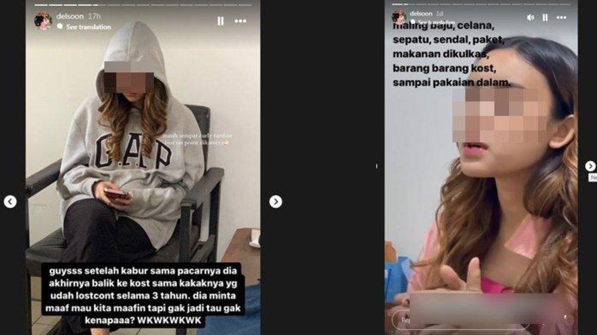 Viral video mahasiswi digerebek teman-teman kosnya gegara suka maling