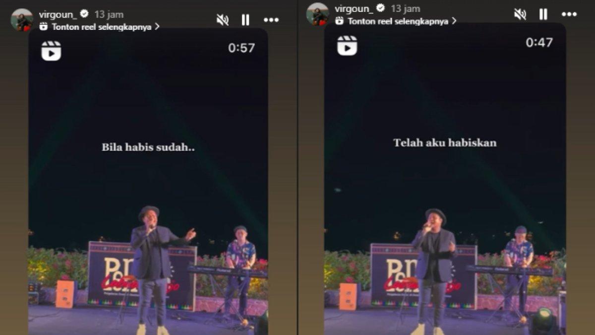 Virgoun memposting video manggung sebelum ditangkap polisi