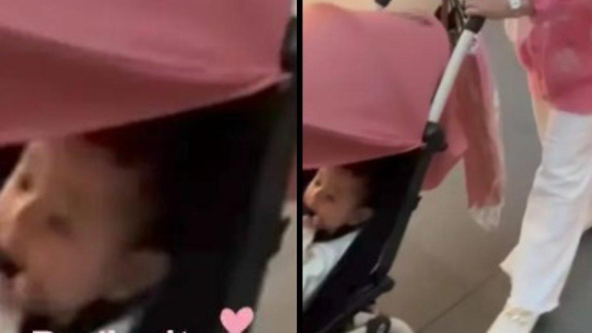 WAJAH ASLI PRINCESS R - Wajah asli Princess R anak Syahrini akhirnya terlihat. Disebut mirip dengan Reino Barack.