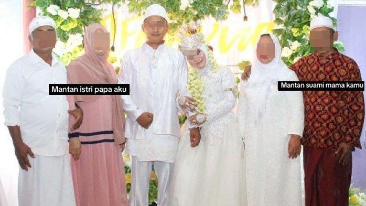 Wanita yang menikah dengan anak dari mantan istri ayahnya ternyata dijodohkan oleh kakak sambung mereka