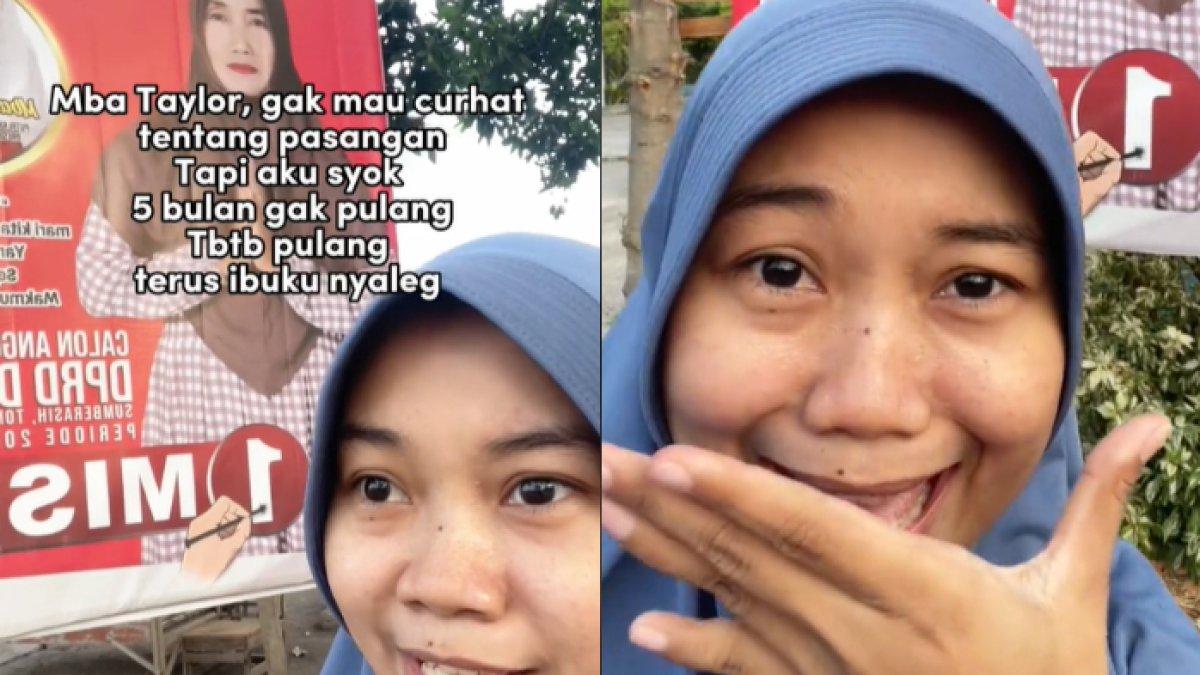 Wanita pulang kampung setelah 5 bulan merantau, langsung syok karena ibunya tiba-tiba nyaleg