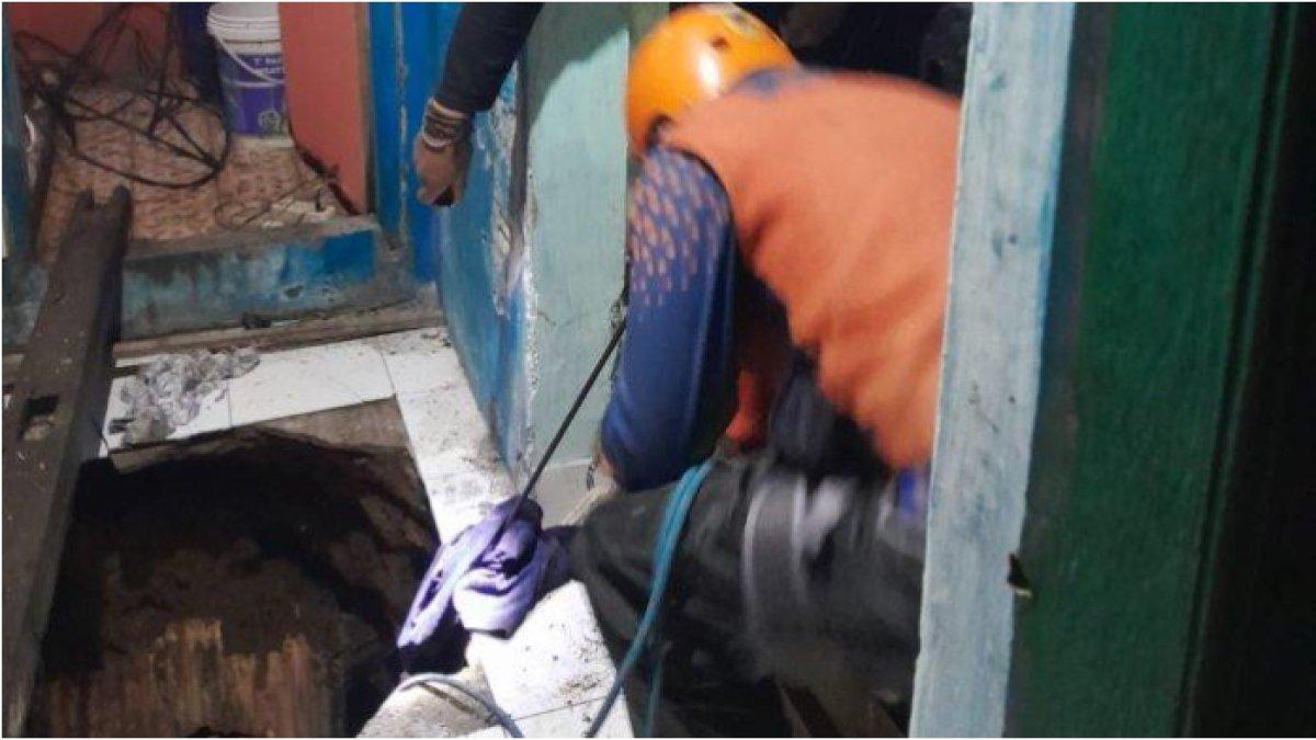 Wanita tewas terperosok ke dalam lubang septic tank saat memasak di dapur