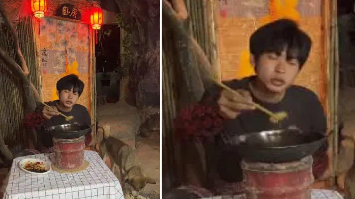Wenzi, pemuda di China yang tinggalkan kota untuk hidup di rumah bambu di pegunungan.