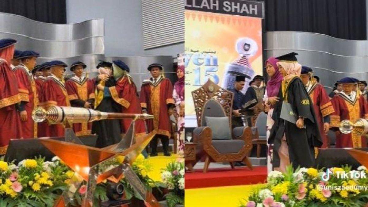 Wisudawati nangis dapat kabar ayah meninggal