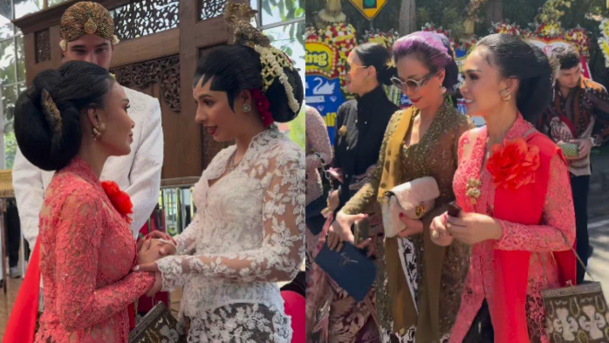 Yuni Shara hadiri pernikahan Nadine Kaiser dan Geoffrey Alain Gerald