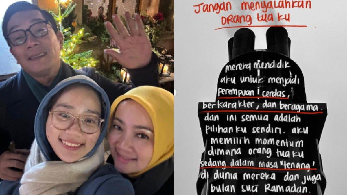 Zara pun memohon kepada publik agar orangtuanya tidak disalahkan atas keputusannya melepas hijab.