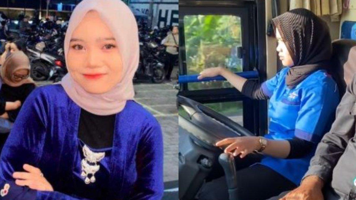 Zaskia Mareta mahir kemudikan bus antarkota