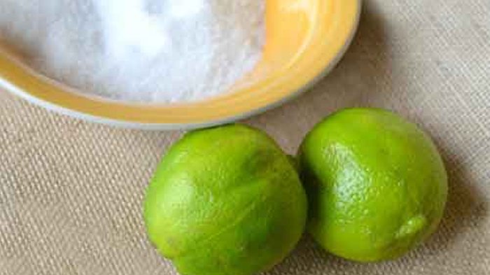 Air jeruk nipis dan garam