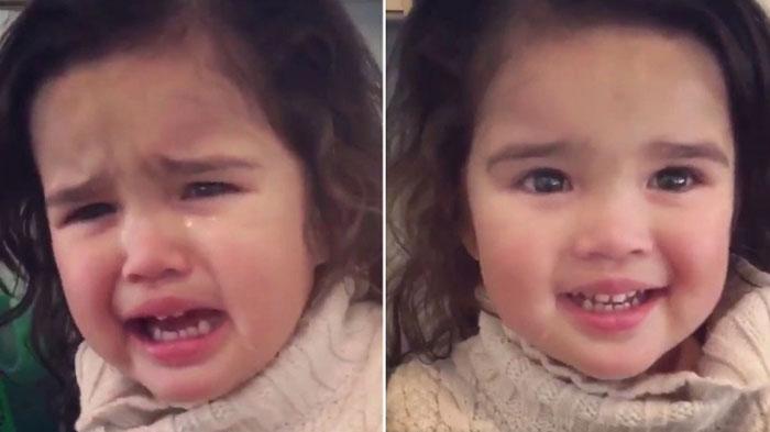 Anak Nangis Dapat Kue