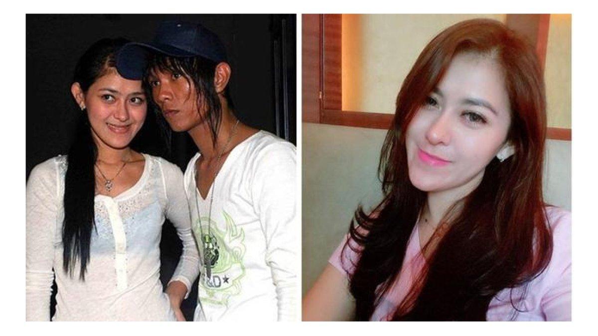 Andika Mahesa bersama mantan istri pertama, Ade Bunga Niari
