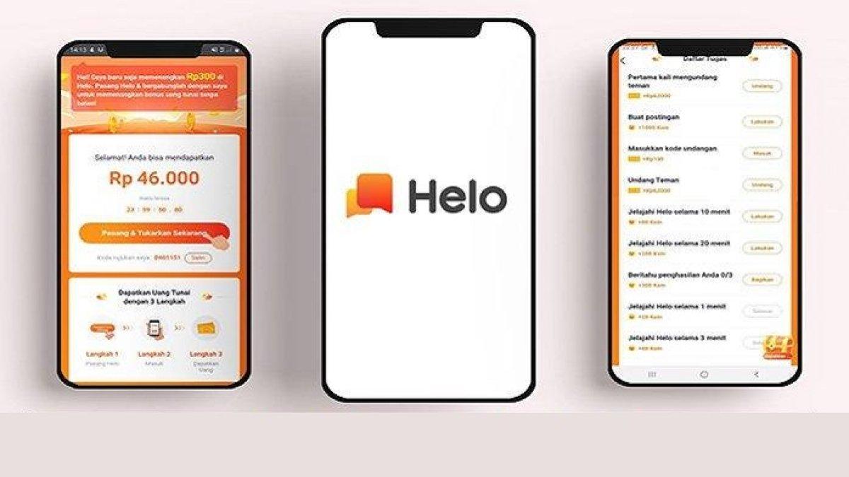 Salah satu aplikasi penghasil uang adalah Helo, disini kamu hanya menonton video yang telah disediakan oleh developer resmi aplikasi tersebut.