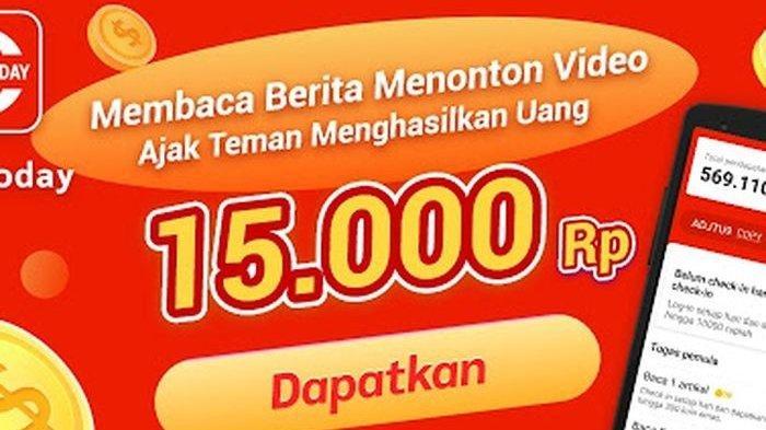 Cara dapatkan uang di aplikasi Indo Today