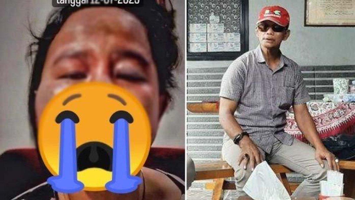 Ayah dari wanita bernama Tiara Maharani (kiri) yang babak belur dianiaya suami di Serpong murka. Ia lantas mengutuk tindakan sang menantu yang tega menghajar anaknya