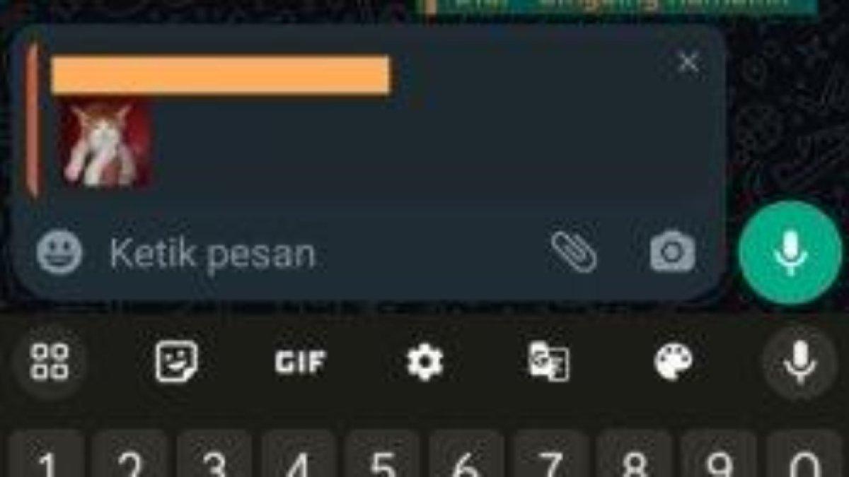 Balas obrolan grub melalui chat pribadi