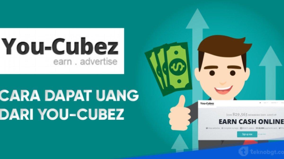 cara hasilkan uang di aplikasi penghasil uang You-cubez