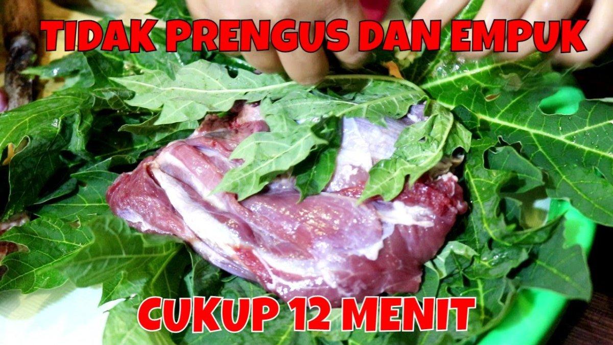 Proses memasak daging kambing