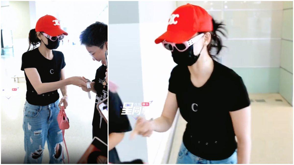 Cecilia Cheung beri jam mahal ke penggemar yang menunggu di bandara.