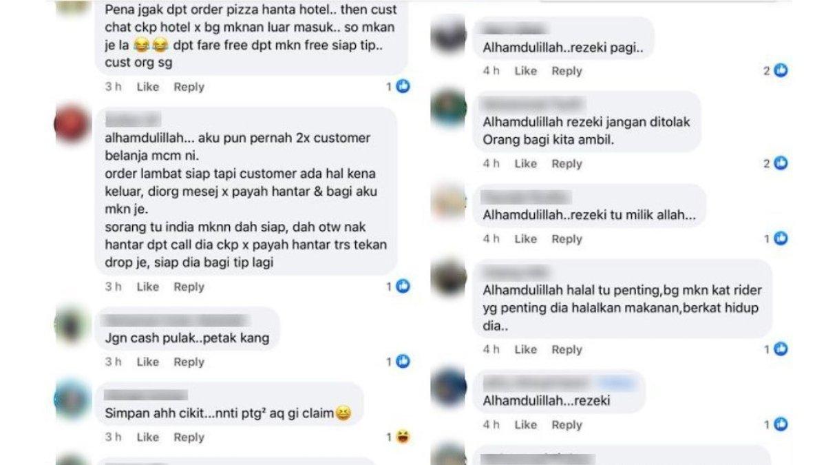 cerita itu membuat warganet memuji kebaikan pelanggan tersebut.