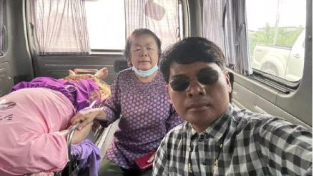 Chataporn telah meninggal dunia ketika dia dibawa pulang dari rumah sakit