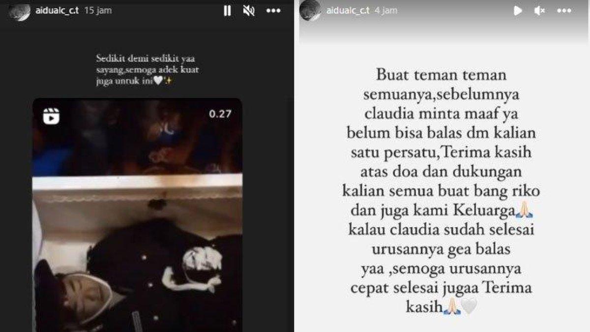 Claudia Tesa mengungkapkan pesan terakhir
