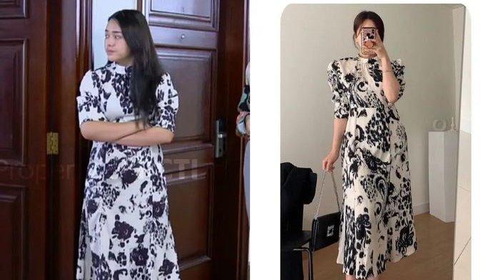 Codre Korean Style Floral Vintage Midi Dress