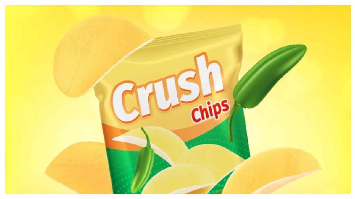 CRUSH CHIPS -  dalam makanan kemasan seperti ciki dapat mempengaruhi kesehatan kulit kita